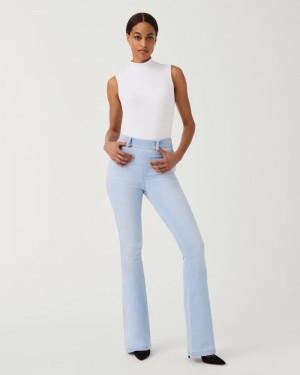 Jeans Spanx Flare Mujer Azules Claro | TR4013679