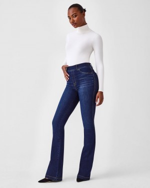 Jeans Spanx Flare Mujer Midnight Shade | RO9537048