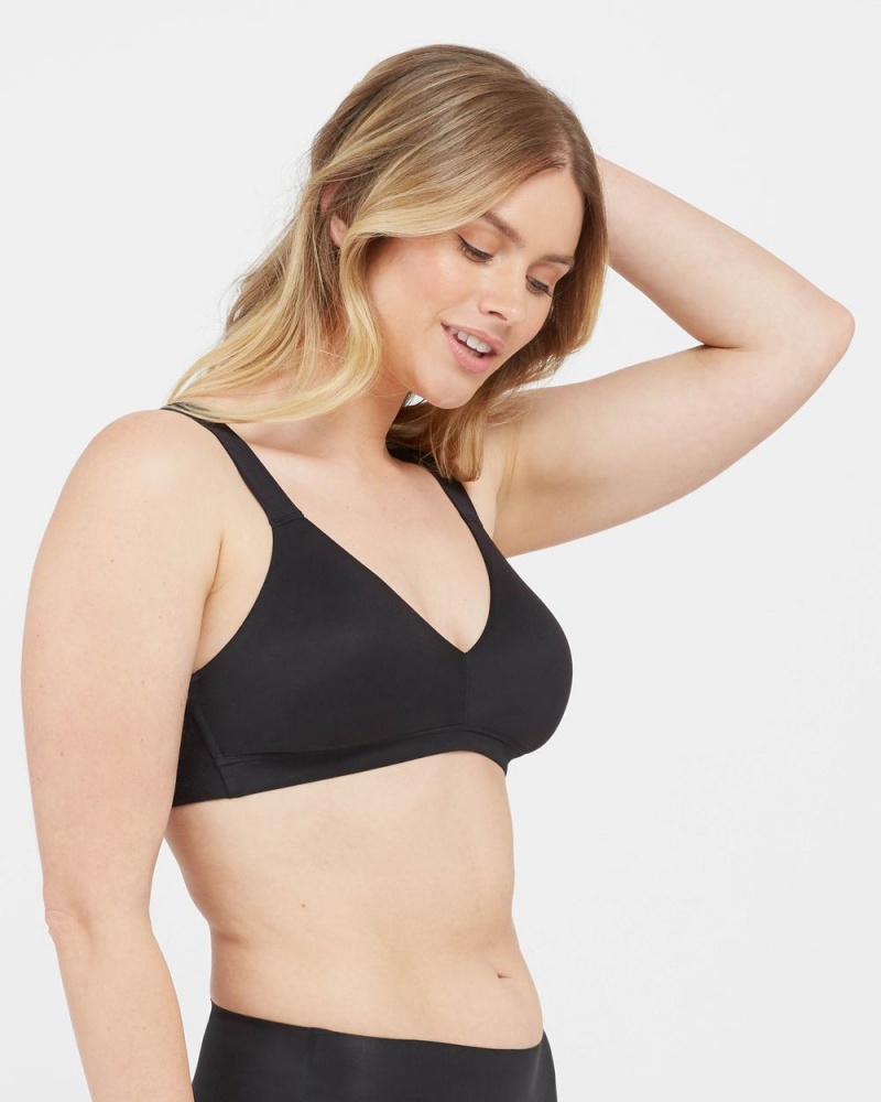 Bralette Spanx Bra-llelujah!® Lightly Forro Mujer Negras | RY8197560