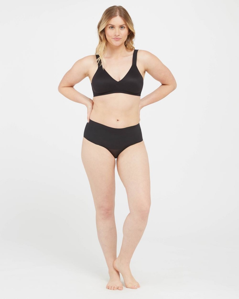 Bralette Spanx Bra-llelujah!® Lightly Forro Mujer Negras | RY8197560