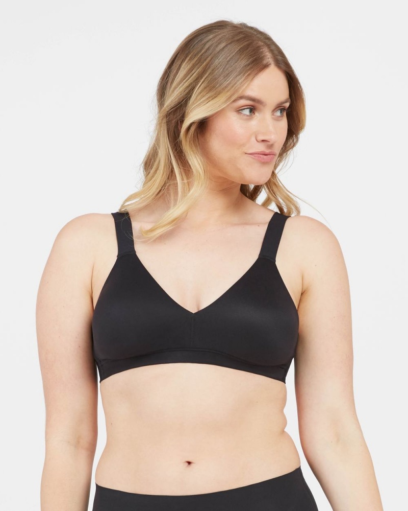 Bralette Spanx Bra-llelujah!® Lightly Forro Mujer Negras | RY8197560