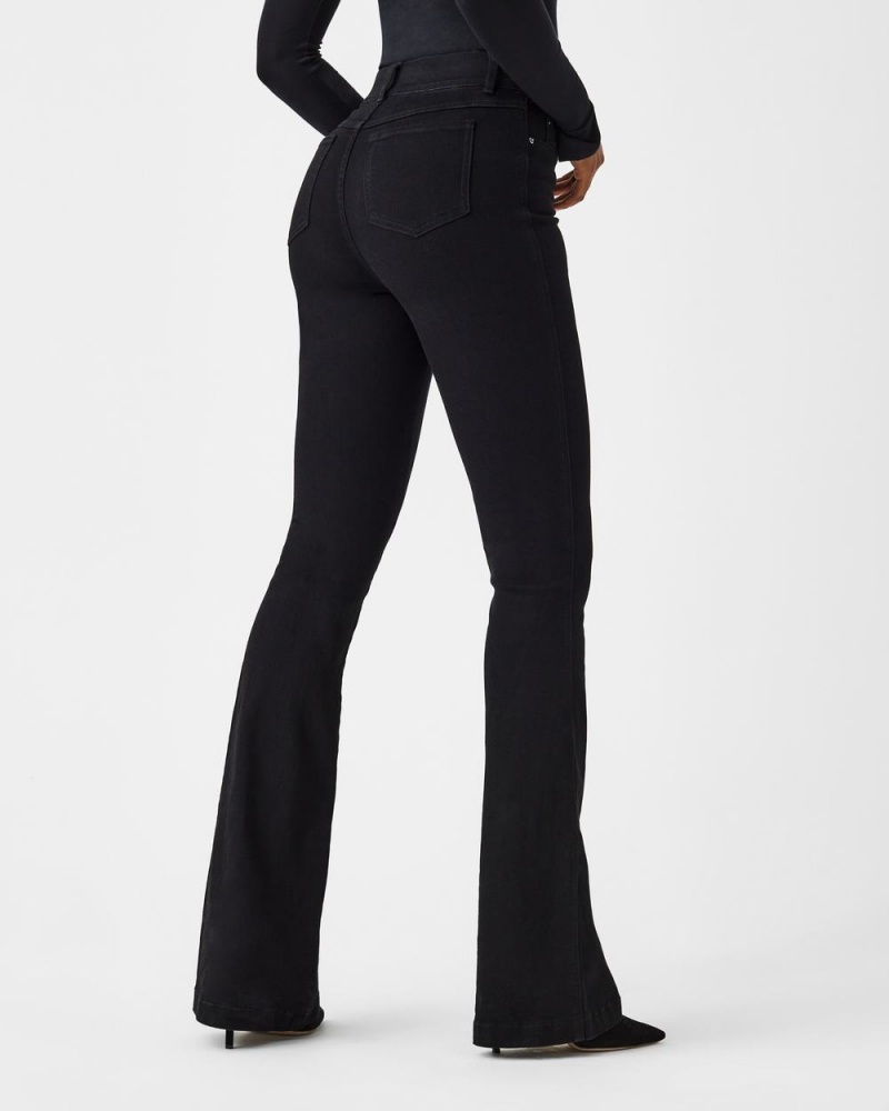 Jeans Spanx Flare Mujer Negras | SL4835290