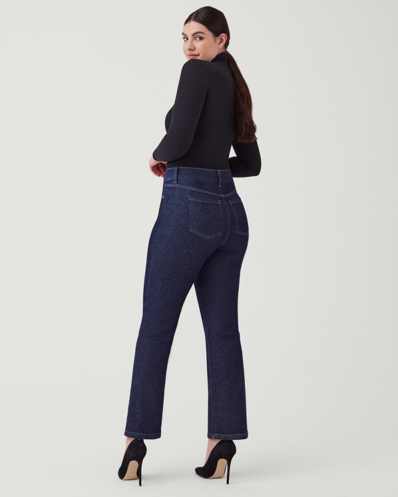 Jeans Spanx Kick Flare Mujer Indigo | FT4635918