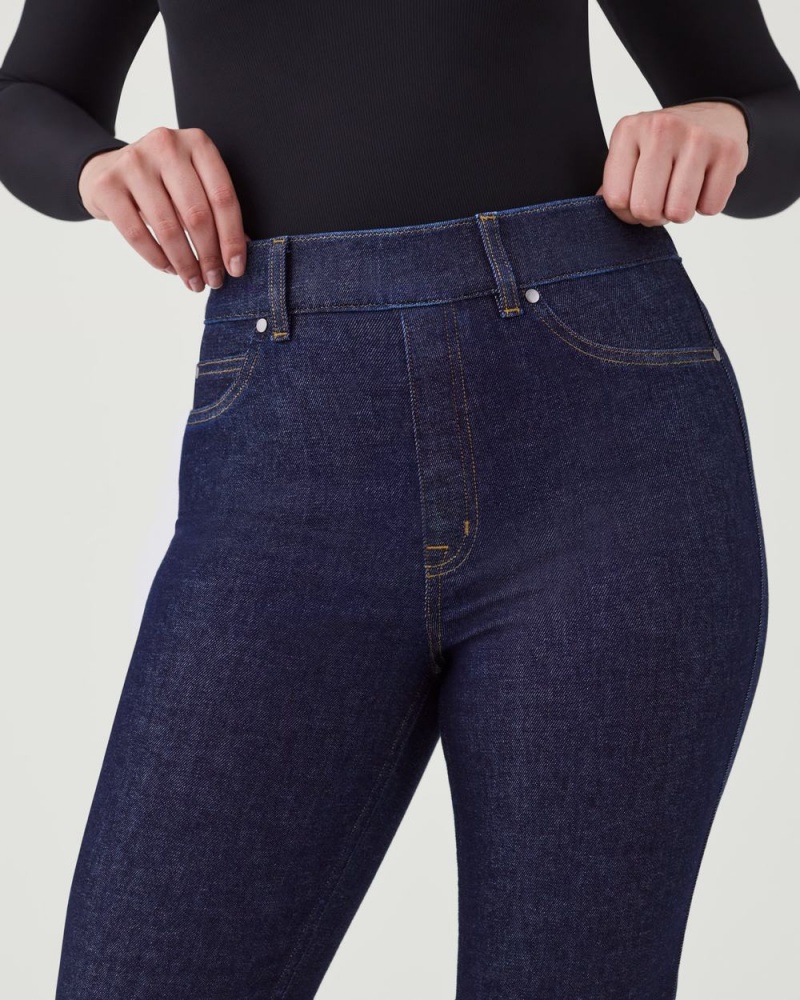 Jeans Spanx Kick Flare Mujer Indigo | FT4635918