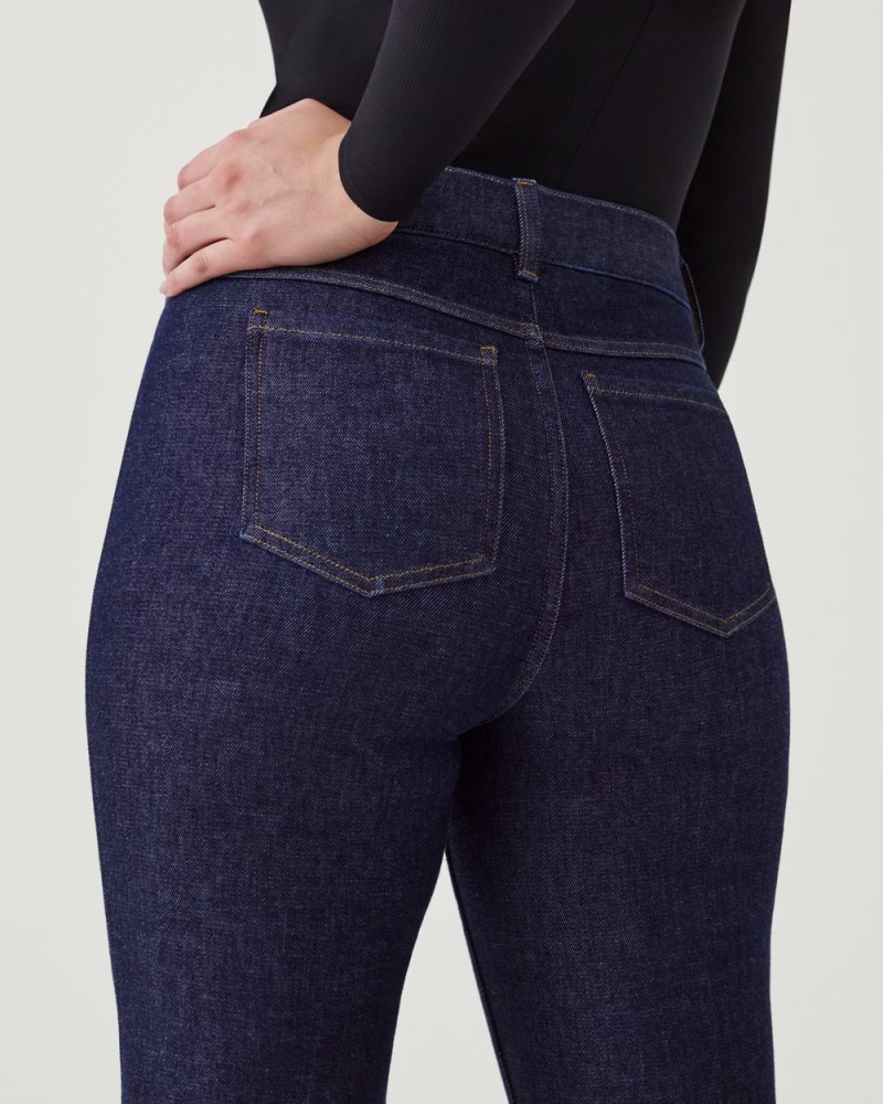 Jeans Spanx Kick Flare Mujer Indigo | FT4635918