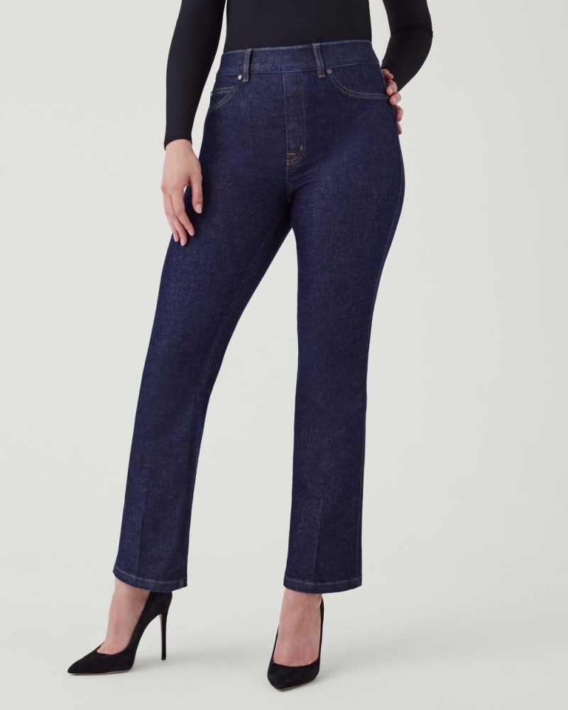 Jeans Spanx Kick Flare Mujer Indigo | FT4635918