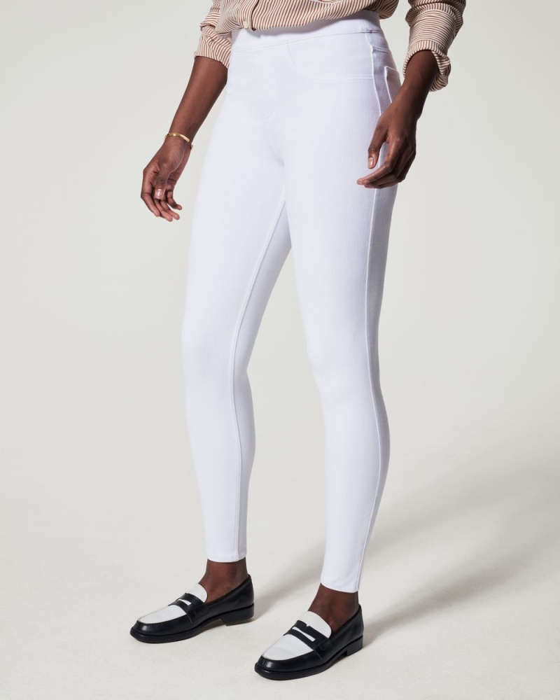 Leggins Spanx Jean-ish® Ankle Mujer Blancas | FE2417309