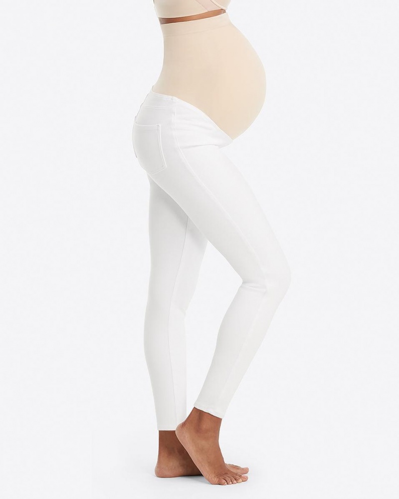 Leggins Spanx Mama Ankle Jean-ish® Mujer Blancas | AF1630954