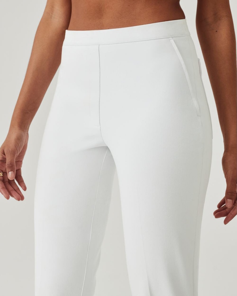 Pantalon Spanx On-the-Go Ankle Slim Directo Pant with Ultimate Opacity Tecnologia Mujer Blancas | EW8214390