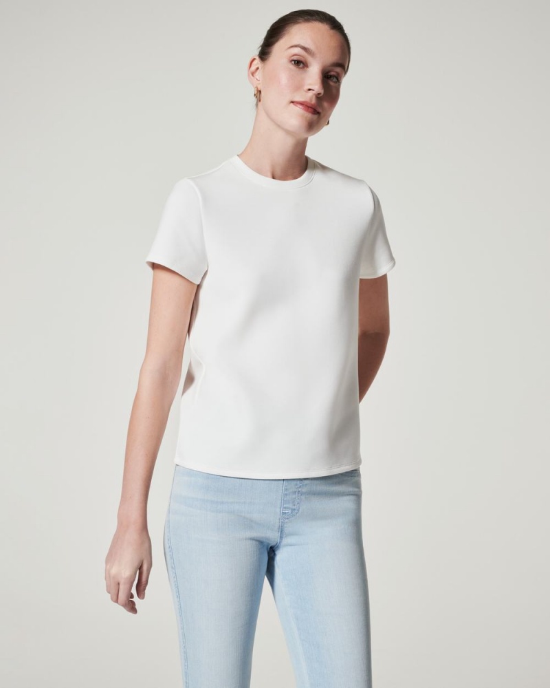 Tops Spanx AirEssentials Cap Sleeve Mujer Blancas | HB1943876