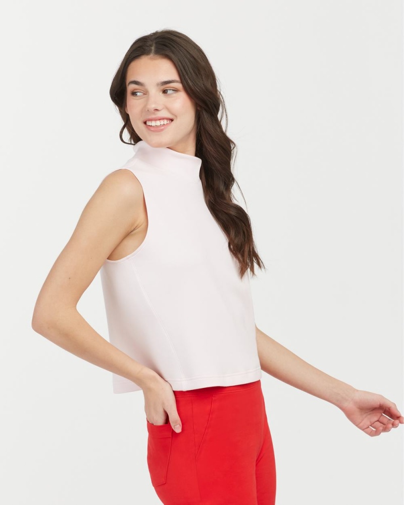 Tops Spanx AirEssentials Mock Neck Mujer Rosas | JL7281463