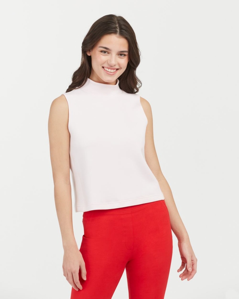 Tops Spanx AirEssentials Mock Neck Mujer Rosas | JL7281463