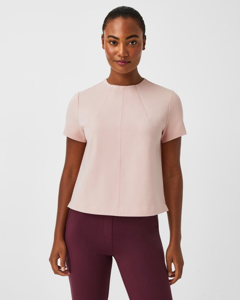 Tops Spanx The Perfect Funnel Neck Mujer Rosas | ML8056972