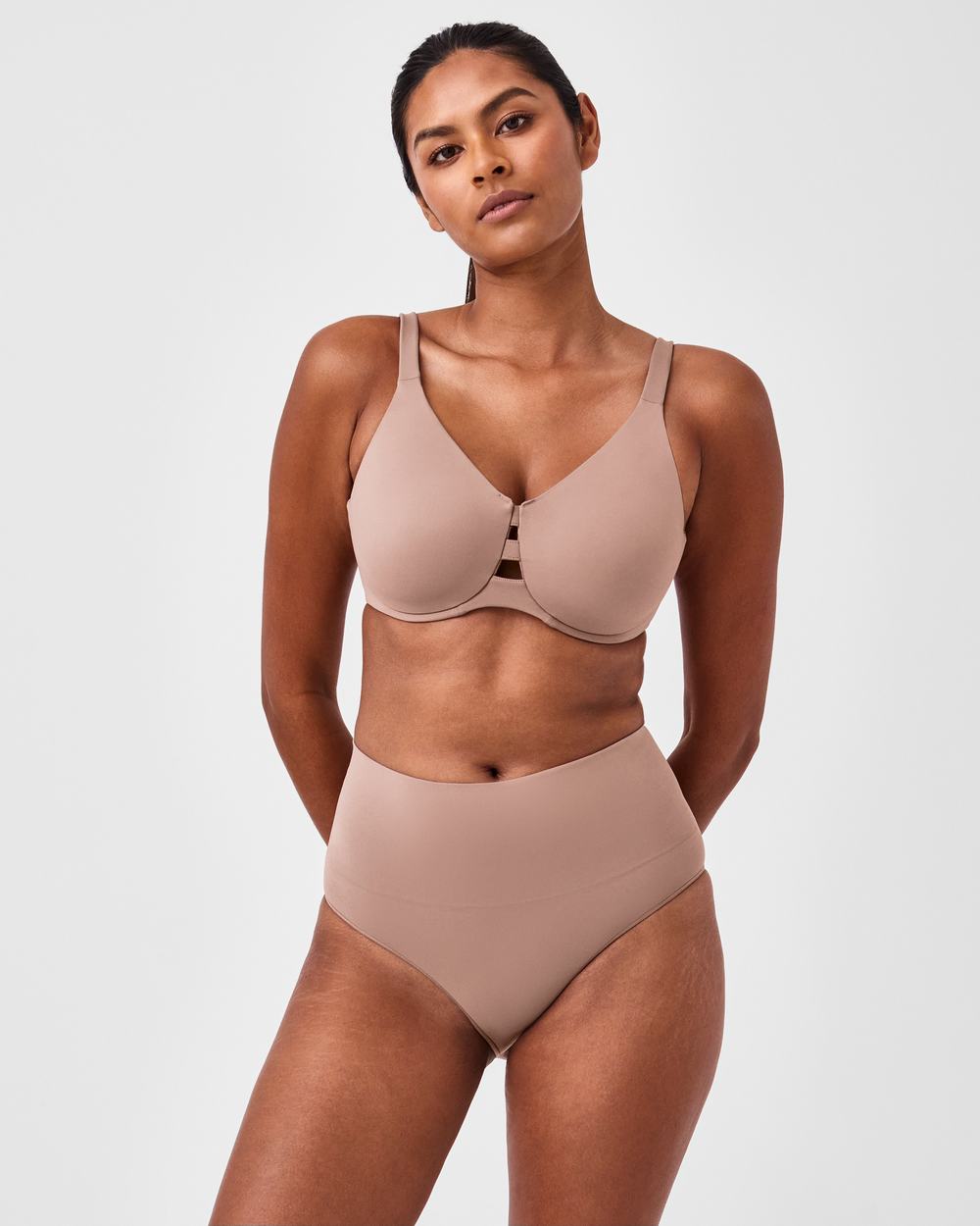 Bragas Spanx EcoCare Seamless Shaping Mujer Cafe Au Lait | OB7243615